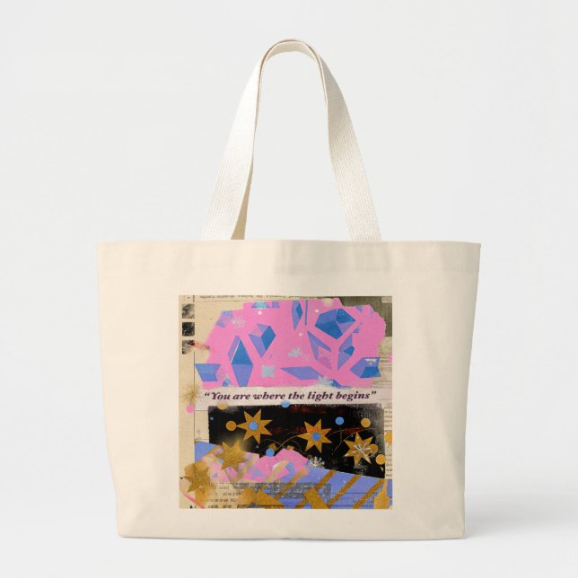 Light Begins – Bolsa Tote Grande (Frente)