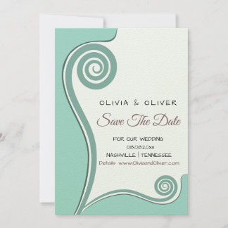 Light Blue Koru - Novos Começos - Salve Nossa Data