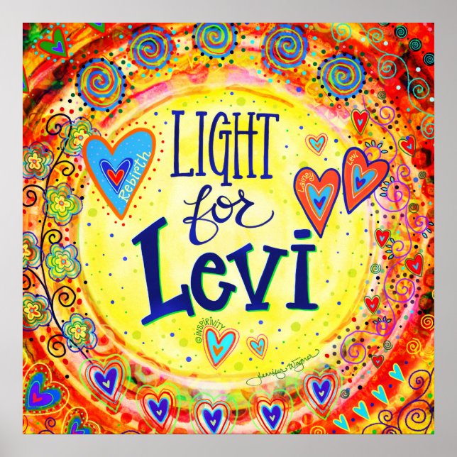 "Light for Levi" Inspirivity Poster (Frente)