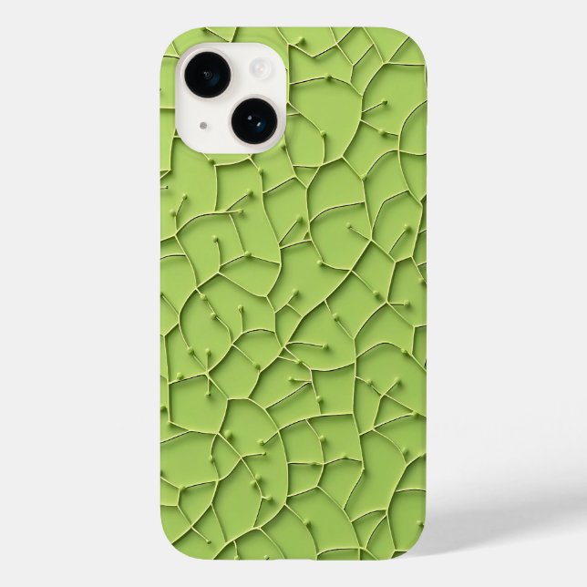 Light Green Fresh Look iPhone Case Design (Verso)