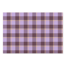 Light Wisteria and Livid Brown Plaid Purple