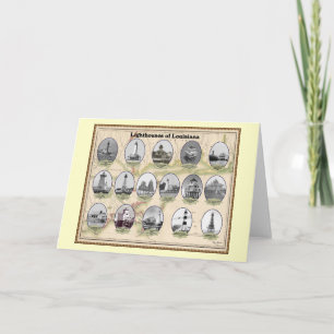 Lighthoues do cartão de Louisiana