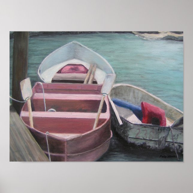 LIGHTHOUSE BOATS Poster (Frente)
