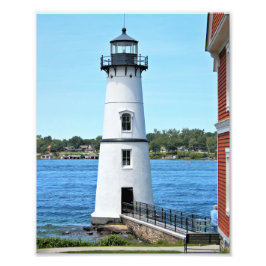 Lighthouse de Rock Island, Impressão de Foto 8 x 1