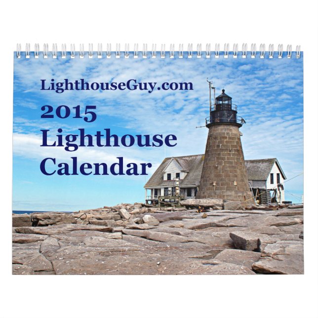 LighthouseGuy.com Calendário do farol de 2015 (Capa)