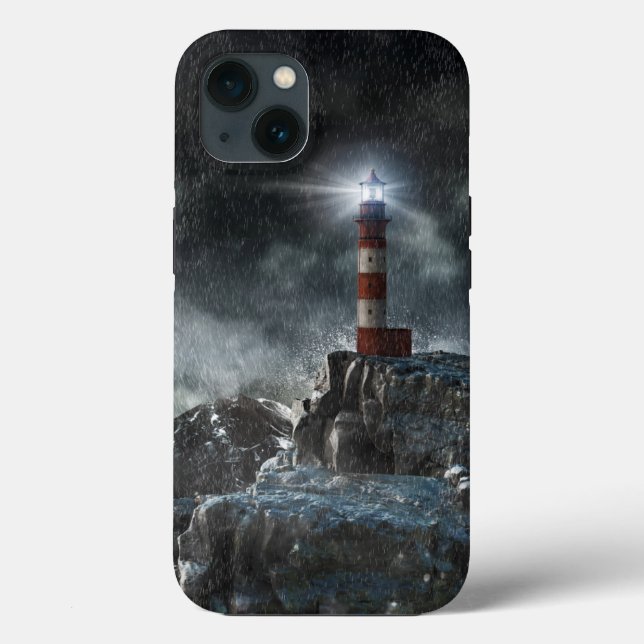 Lighthouses | Lighthouse in the Storm (Verso)