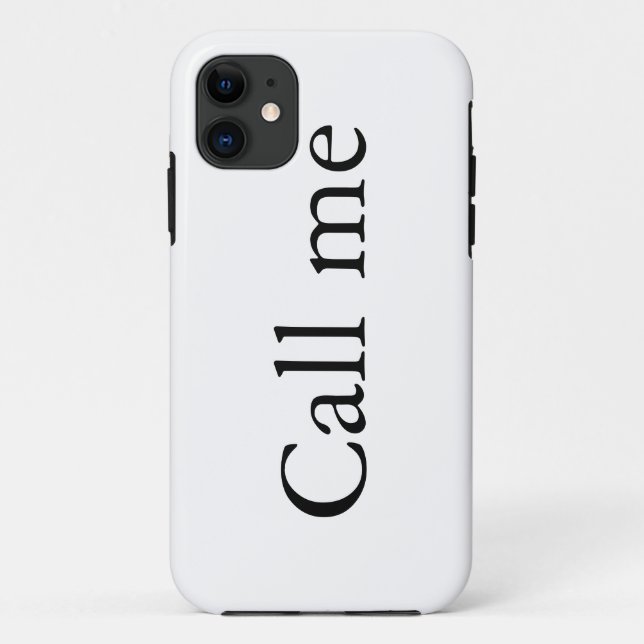Ligue-me - capas de iphone (Verso)