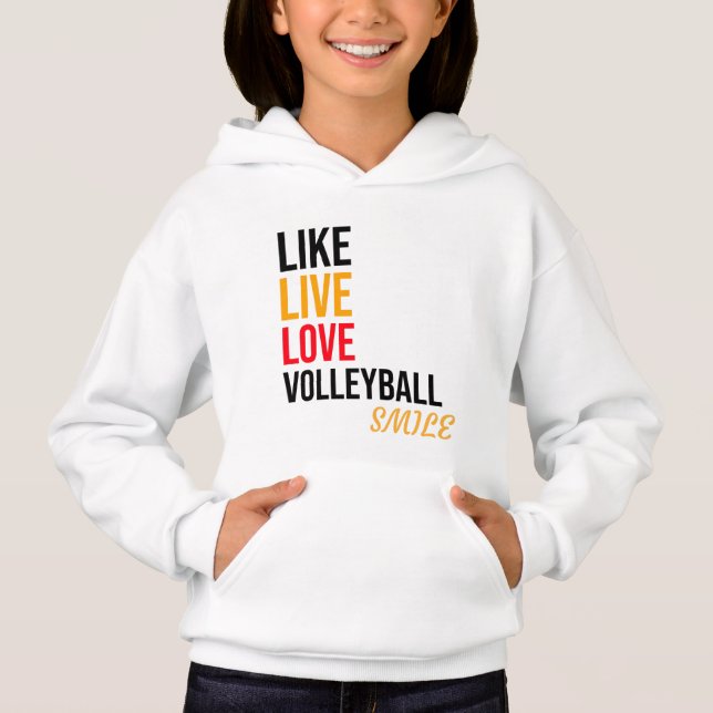like,live,love volleyball,smile (Frente)
