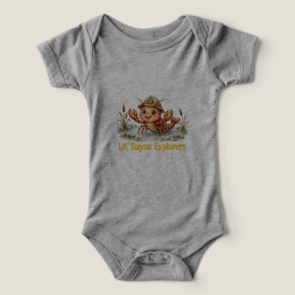 Lil' Bayou Explorers Lagostim Bebê de Uma Peça