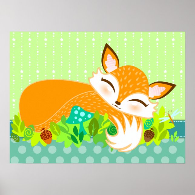 Lil Foxie Cub - Poster de Muro de Fox (Frente)