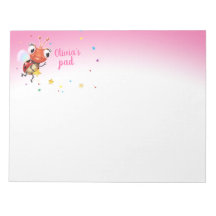 Lil Ladybug - bloco de notas personalizado rosa
