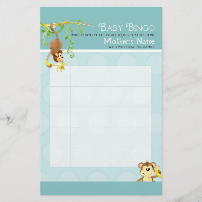 Lil Monkey, Jogo do Chá Bingo n Scramble (Frente)