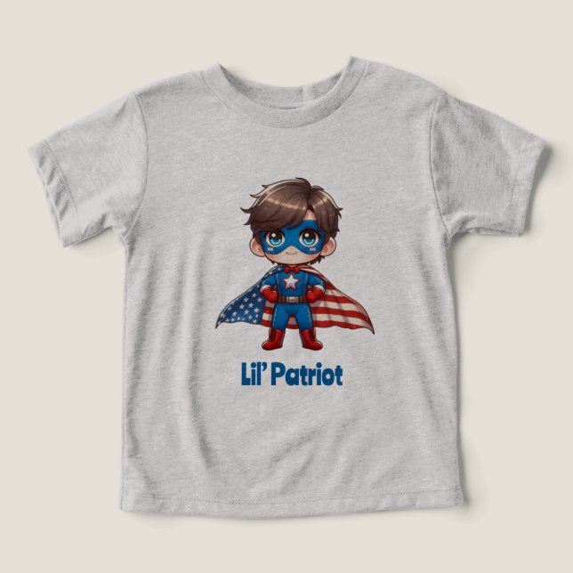 Lil’ Patriot - Gado Bastante De Bebê (Design frontal)