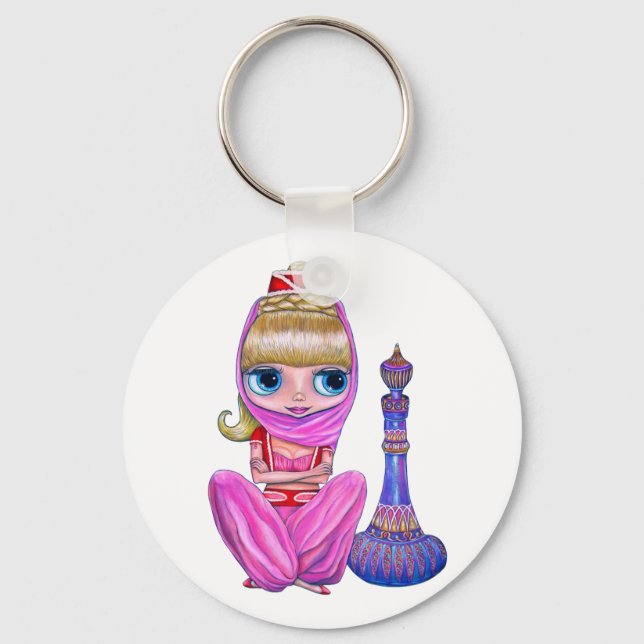 Lil' Pink Genie Chaveiro (Frente)