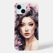 Lila Sakura Tattoo Case-Mate Capa de telefone