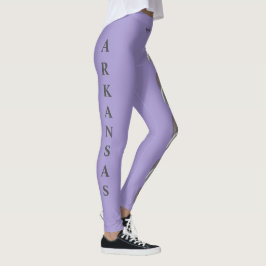 Lilac Arkansas State Flower Apple Blossom Leggings