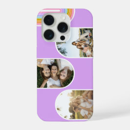 Lilac Cute Modern 3 Layout de Fotos Personalizado