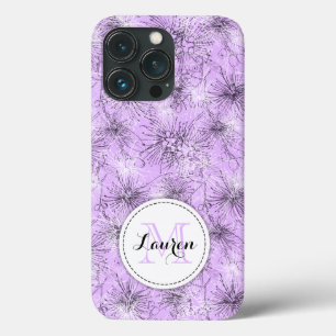 Lilac floral de cereja-de-pincel