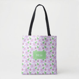 Lilac Flores - Tote Bag Padrão