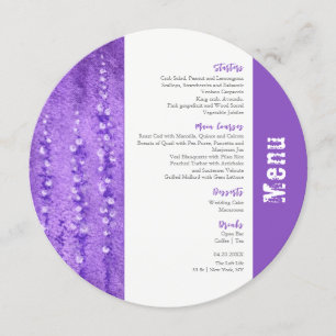 Lilac Lupines, Menu do Círculo de Casamento