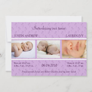 Lilac Pearl Twins Anúncio