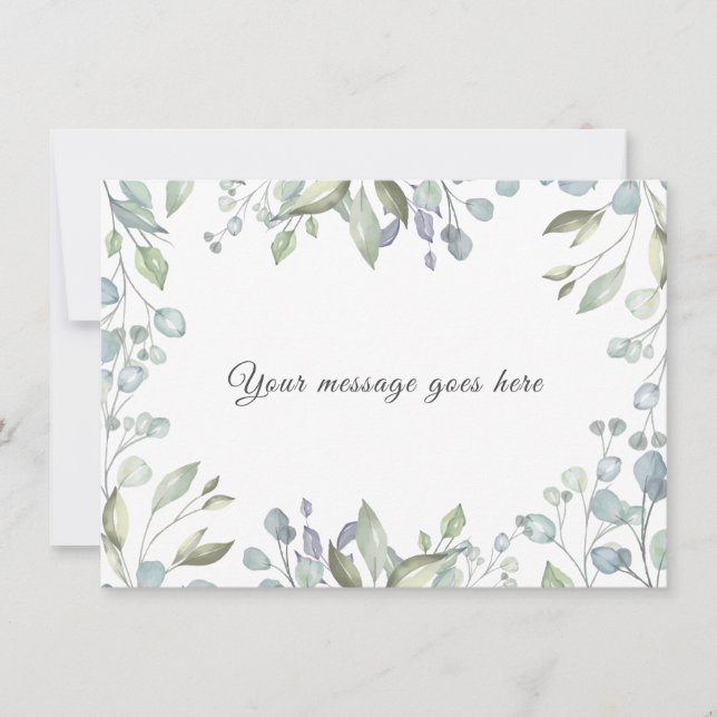 Lilac Perene Seu Cartão De Mensagem (Frente)