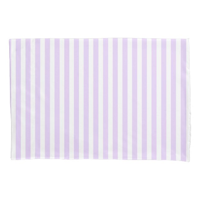 Lilac purple and white candy stripes (Frente)