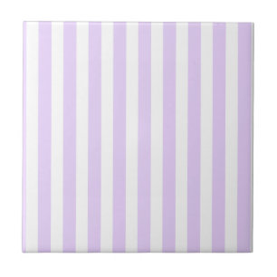 Lilac, púrpura e tiras doces brancas