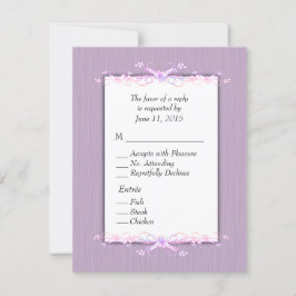 Lilac Simplicity RSVP com Entree