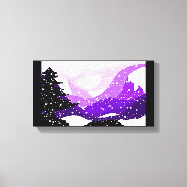 Lilac Valley Canvas Print (Frente)
