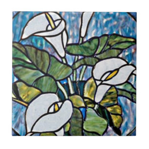 Lilases Calla Olhar Vidro Manchado