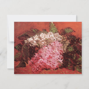 Lilases Cor-de-Rosa por Vincent van Gogh, Natureza