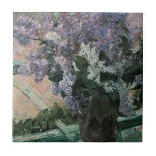 Lilases numa Janela por Mary Cassatt, Arte Antiga