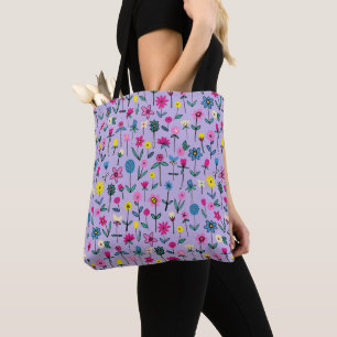 Lilly Flower Garden Bolsa Shopping Bag