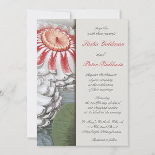 Lilly Pads Convite De Casamento Floral