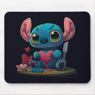 Lilo e Stitch Namorados Hearts Graphic Mousepad