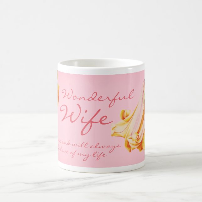 Lily art "Esposa Maravilhosa" esverdeada, caneca c (Centro)