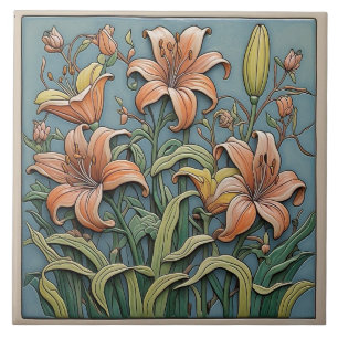 Lily - Artes E Artesanatos - Azulejo Cerâmico