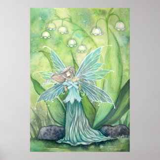 Lily do Vale Fada Fantasy Art Impressão