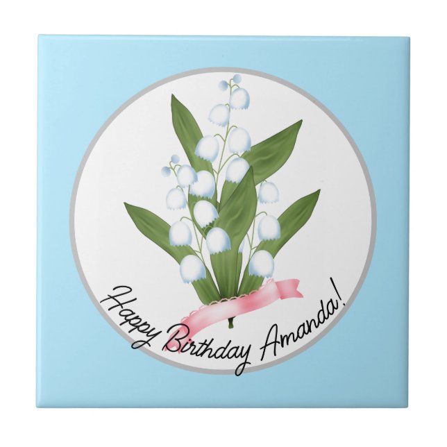 Lily do vale, retrô (Frente)