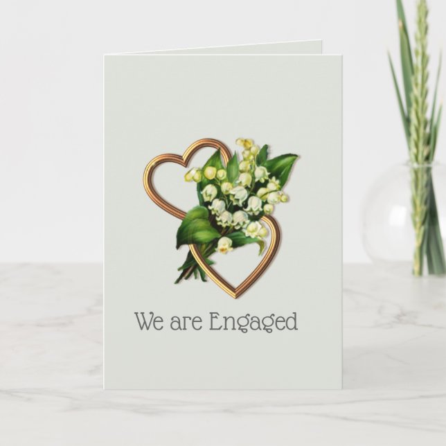 Lily e Corações, Anúncio de Noivado (Frente)