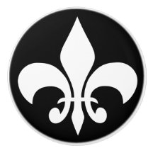Lily Fleur-de-lis, francesa branca moderna, em pre