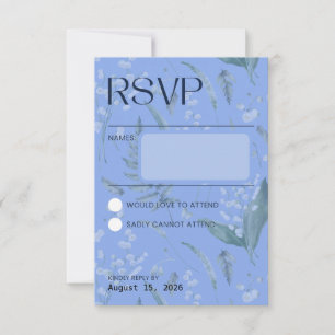 Lily of the Valley - Blue Collation RSVP