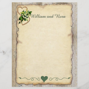 Lily of the Valley, Hearts, Old Paper, País