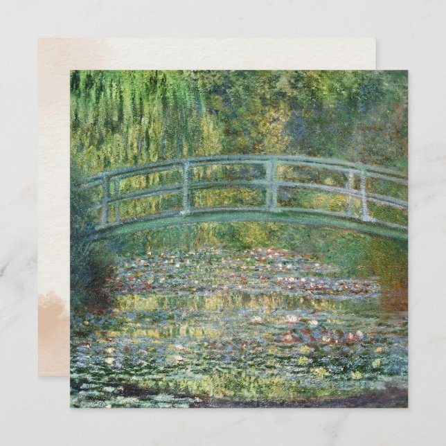 Lily Pond Água | Vintage - Pintura Francesa (Frente/Verso)