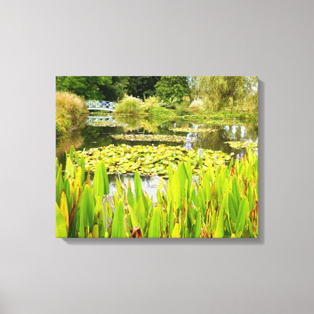 Lily Pond Canvas Print (Frente)
