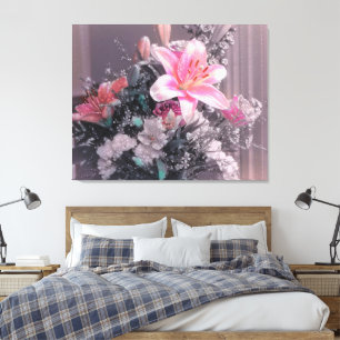 Lily Rosa Pearia Canvas Buquê