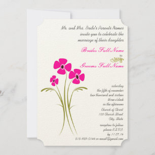 Limão de framboesa Gerbers Convites de Casamento