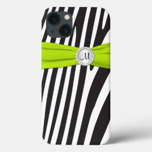 Limão de monograma, ar iPad branco branco preto