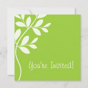 Limão de Ramo Folha de Convite de Casamento
